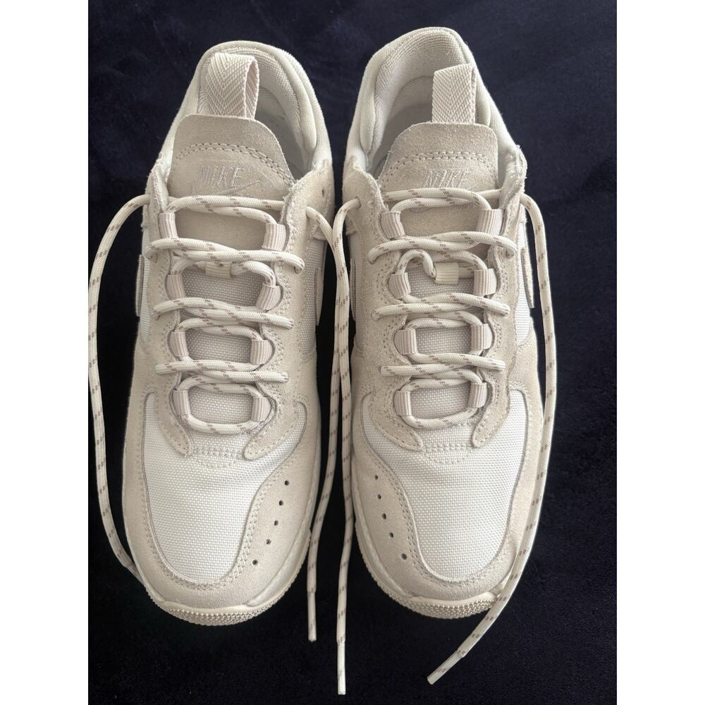 Nike Air Force 1 Wild Phantom Ivory Suede Sneakers Women's Size 7 - Picture 2 of 13